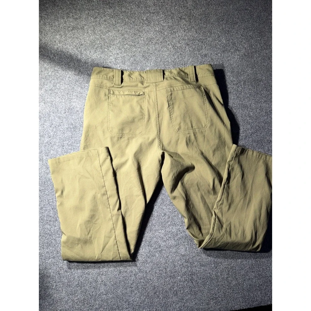 Cabelas 32 Bridge Mens 36 Hiking Pants Olive Green Roll Up Cargo M25PT150 SFE